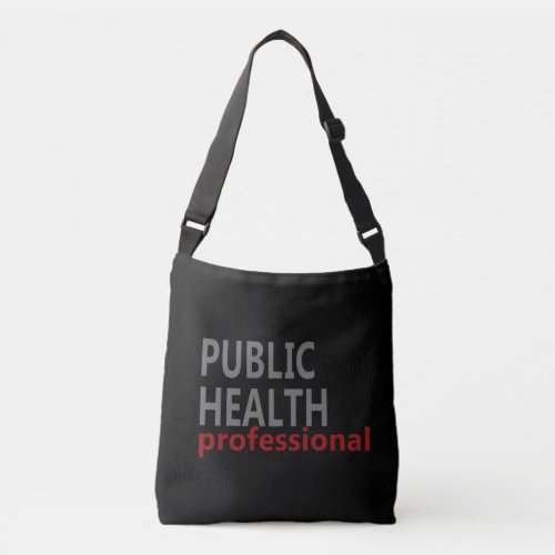 public health profession crossbody bag