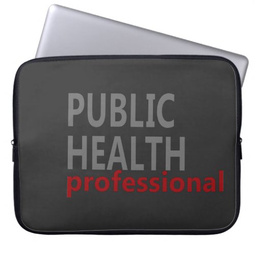 public health professional laptop sleeve