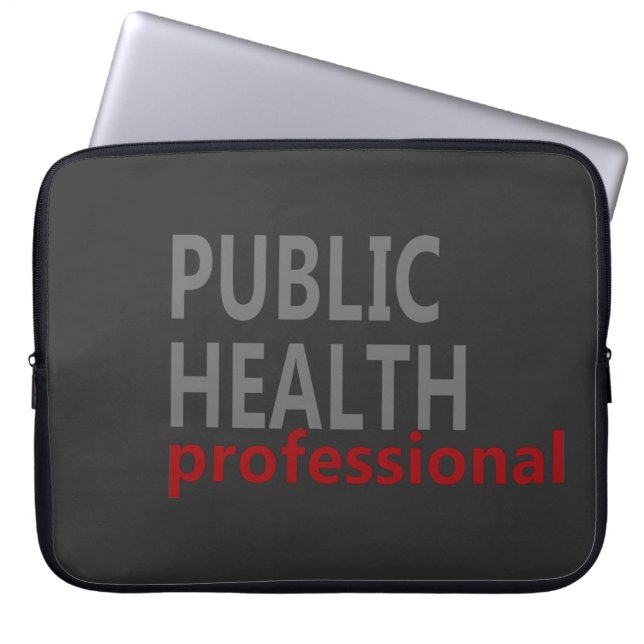 public health professional laptop sleeve (Front)
