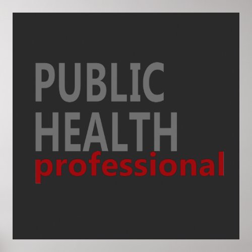 public health professional poster