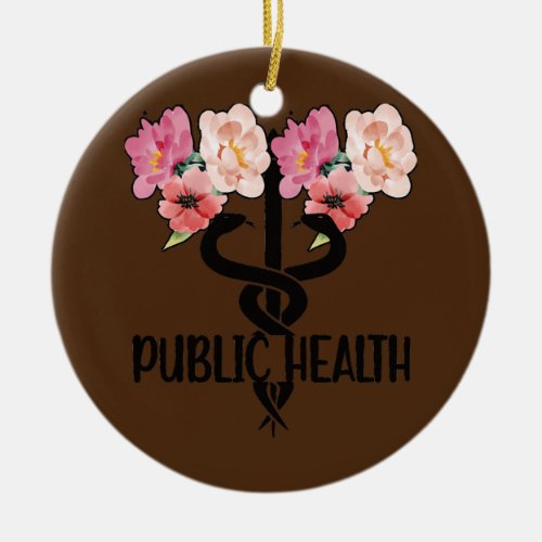 Public Health Public Healthcare Worker  Ceramic Ornament