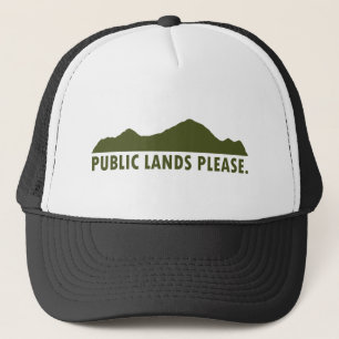 Public Lands Please Trucker Hat