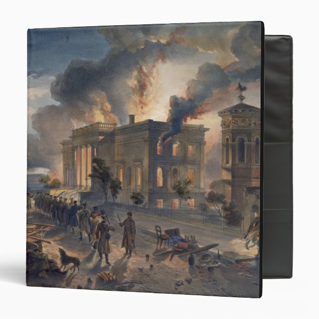 Public Library and Temple of the Winds, plate from Binder (Front/Inside)