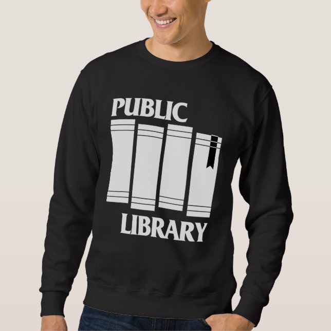Public Library Book Sweatshirt (Front)