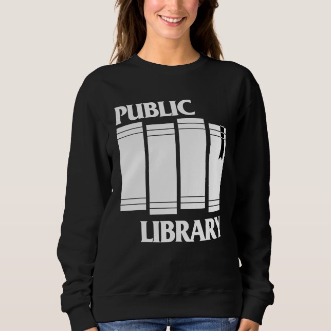 Public Library Book Sweatshirt (Front)