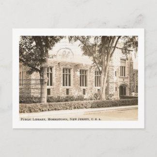 Public Library, Morristown, New Jersey Vintage Postcard