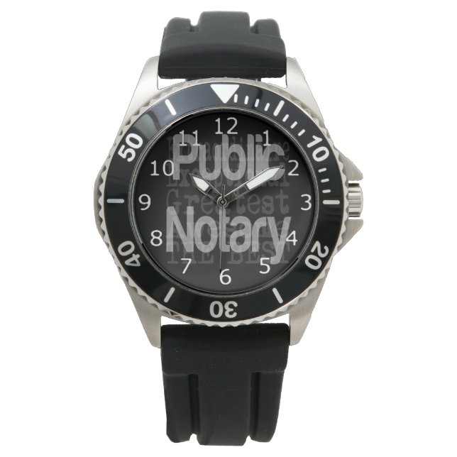 Public Notary Extraordinaire Watch (Front)