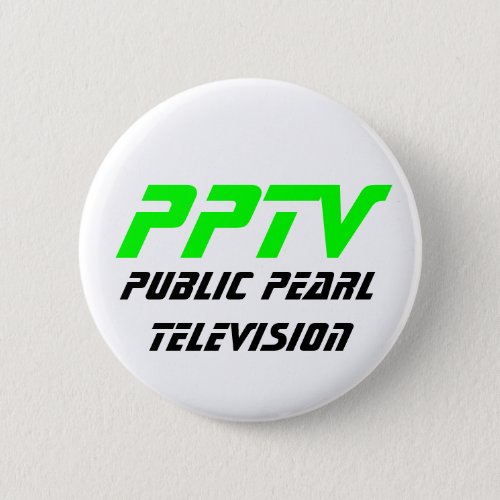 Public Pearl Television Pinback Button