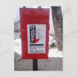 Public Postbox (mailbox) In Trinidad And Tobago Postcard at Zazzle