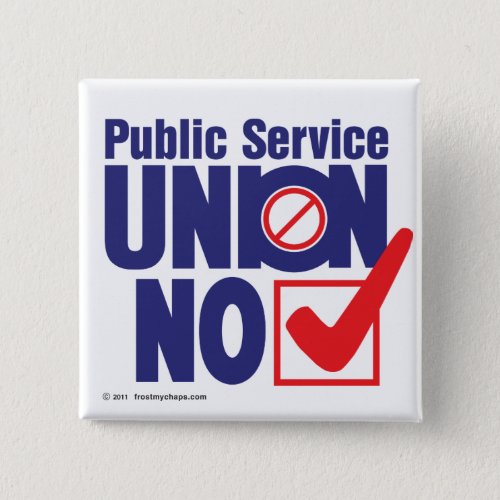 Public Service Union NO _ Button
