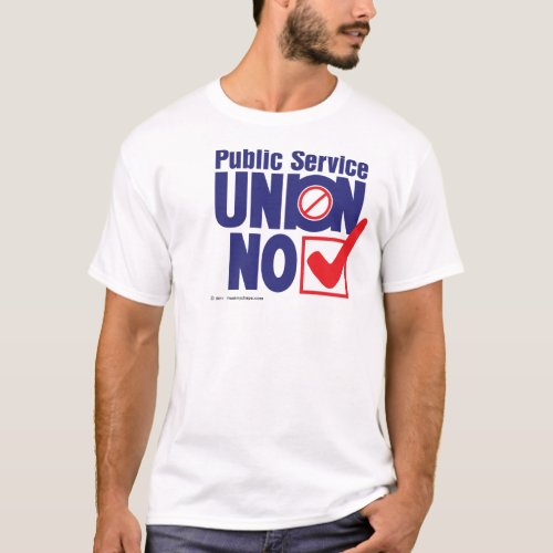 Public Service Union NO _ shirt