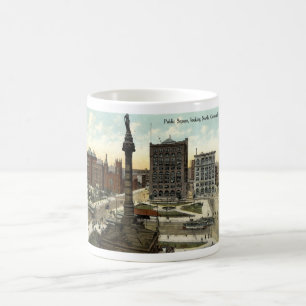Public Square Cleveland Ohio 1910 vintage Coffee Mug