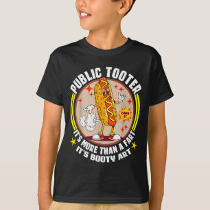 Public Tooter Funny Inappropriate Embarring Adult T-Shirt