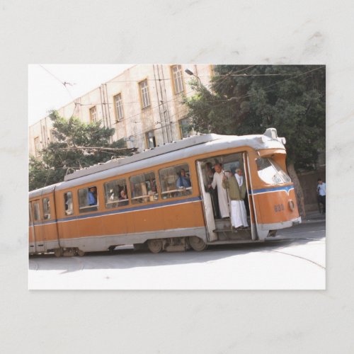 Public transit in Alexandria Egypt Postcard