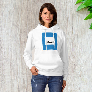 Public Transport Bus Stop Sign Urban Transit Hoodie