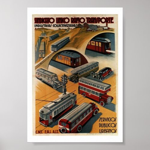 Public Transportation Union Poster