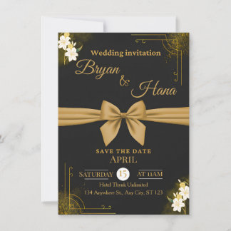 Public Wedding Invitation – Elegant Minimal Design