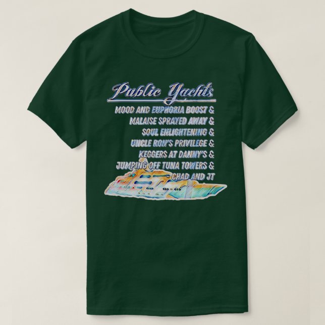 Public Yachts T-Shirt (Design Front)