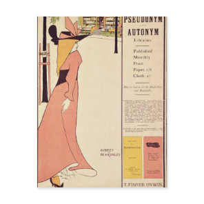 Publicity poster for 'The Yellow Book' Postcard