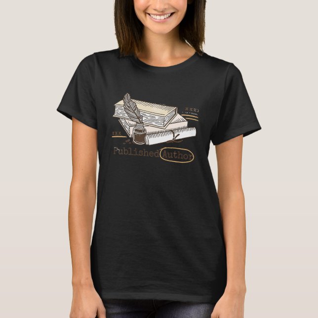 Published Author Book T-Shirt (Front)
