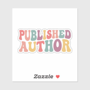 Published Author Sticker
