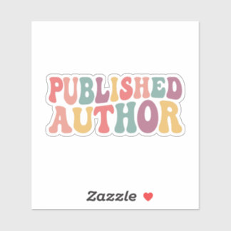 Published Author Sticker
