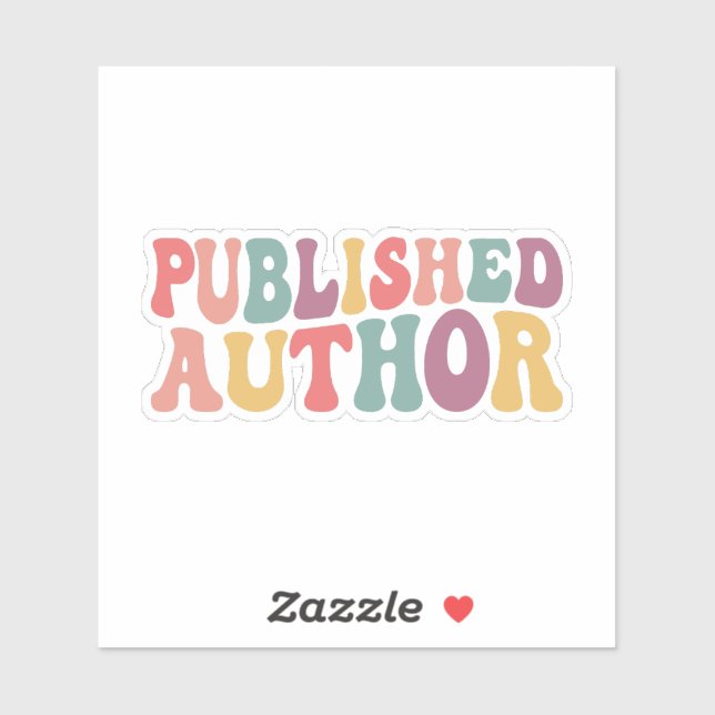 Published Author Sticker (Sheet)