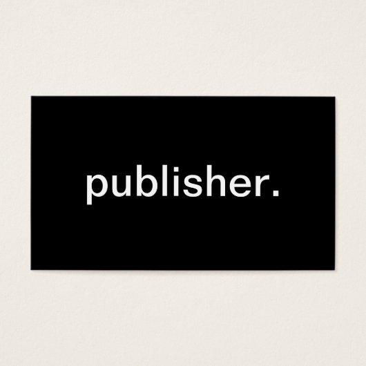 Publisher (Front)