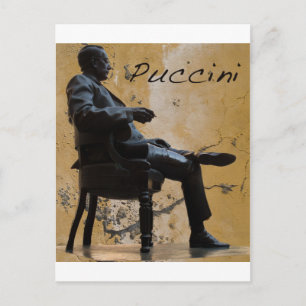 Puccini_Statue_Lucca Postcard