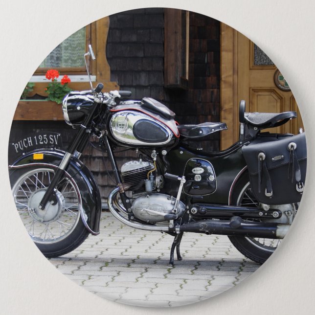 Puch 125 SV Pinback Button (Front)