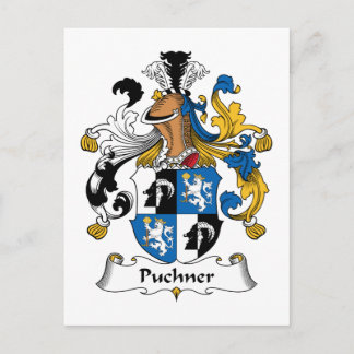 Puchner Family Crest Postcard