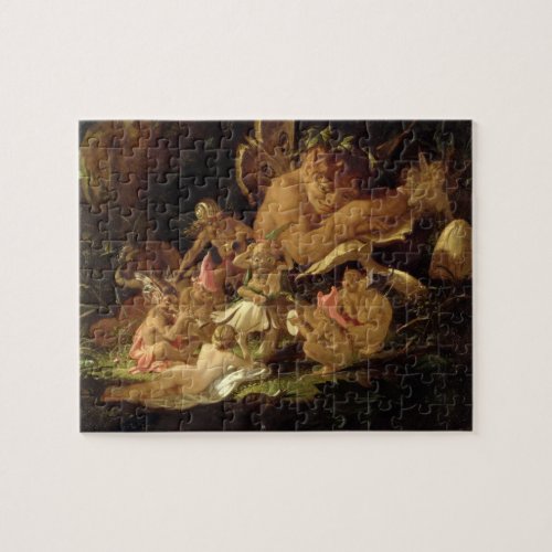 Puck and Fairies from A Midsummer Nights Dream Jigsaw Puzzle