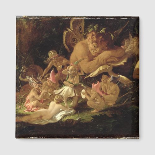 Puck and Fairies from A Midsummer Nights Dream Magnet