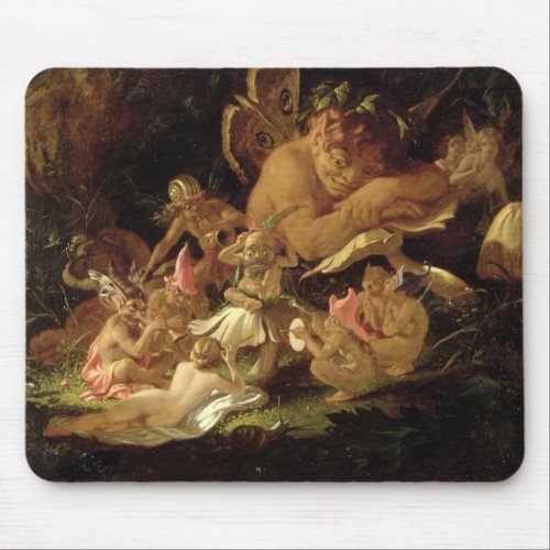 Puck and Fairies from A Midsummer Nights Dream Mouse Pad