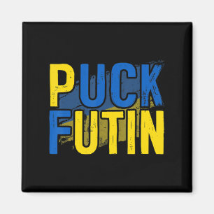Puck Futin Meme I Stand With Ukraine Ukrainian Lov Magnet