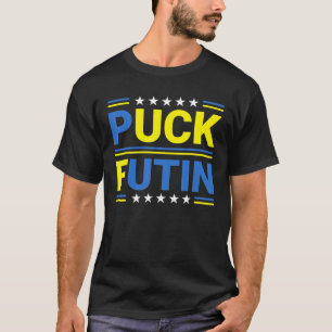 Puck Futin Meme I Stand With Ukraine Ukrainian Lov T-Shirt