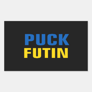 Puck Futin       Rectangular Sticker