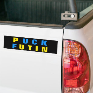 Puck Futin Sticker Ukrainian Flag Support Ukraine