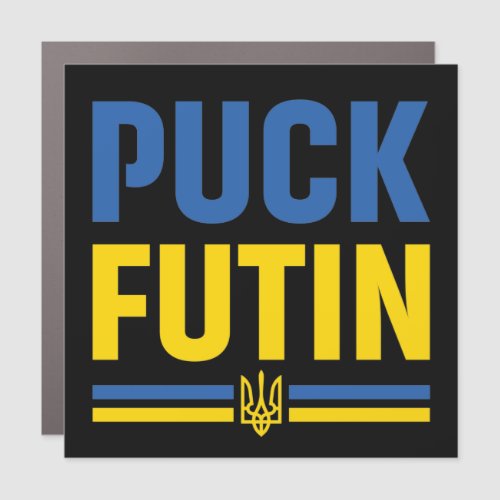 Puck Futin Ukraine Car Magnet
