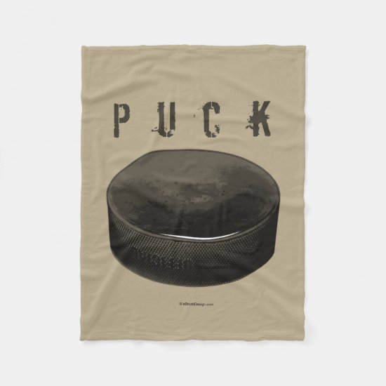 PUCK (Hockey) Fleece Blanket