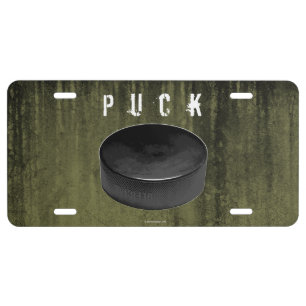 PUCK (Hockey) License Plate