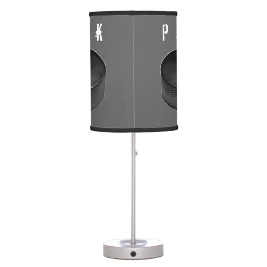 PUCK (Hockey) Table Lamp (Back)