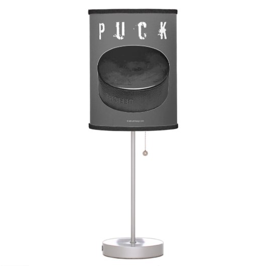 PUCK (Hockey) Table Lamp (Left)