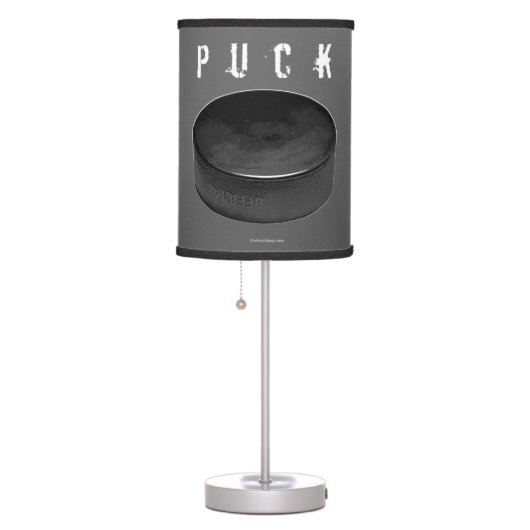 PUCK (Hockey) Table Lamp (Right)