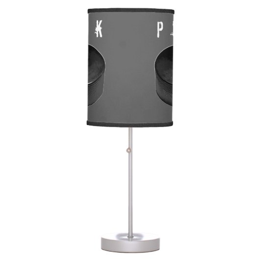 PUCK (Hockey) Table Lamp (Front)