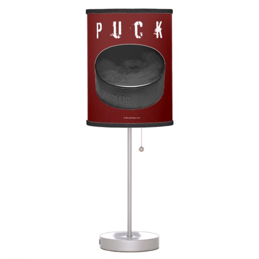 PUCK (Hockey) Table Lamp (Left)