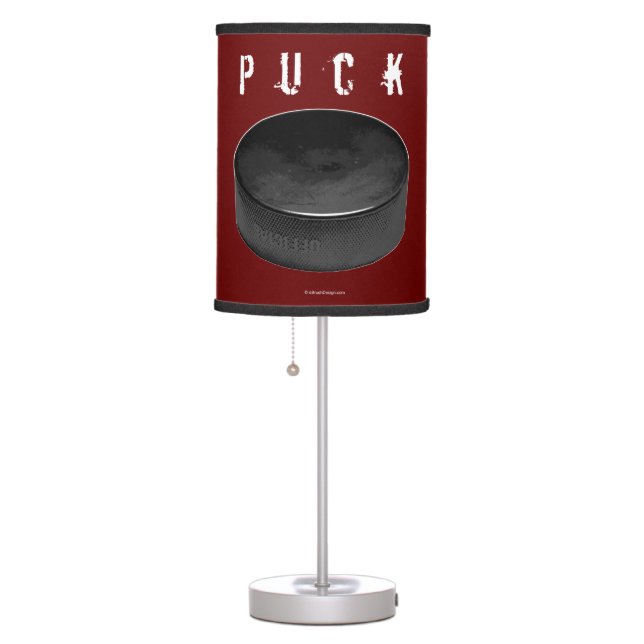 PUCK (Hockey) Table Lamp (Right)