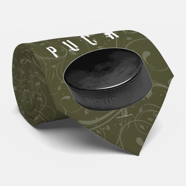 PUCK (Hockey) Tie (Rolled)