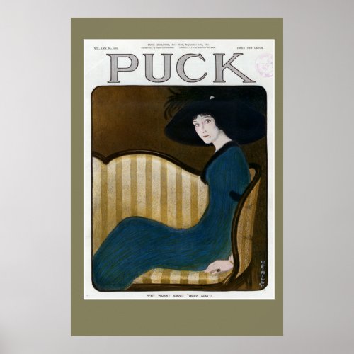 Puck Magazine Cover 1911 Poster