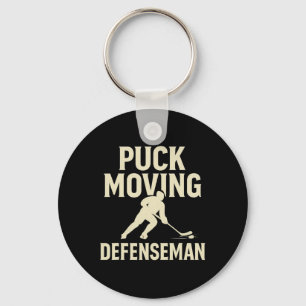 Puck Moving Defenceman Hockey Player Defense  Keychain